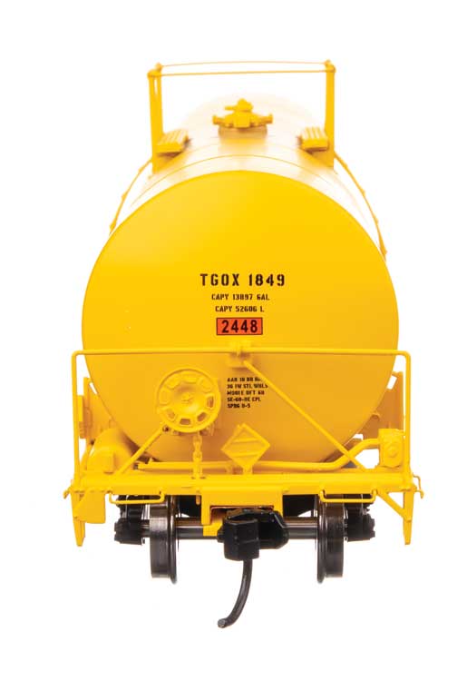40' Trinity 14,000-Gallon Molten Sulfur Tank Car - Ready to Run -- TGOX #1849-3