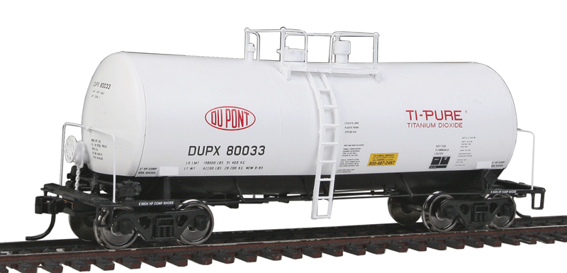 40' UTLX 16,000-Gallon Funnel Flow Tank Car - Ready To Run -- DuPont DUPX #80033
