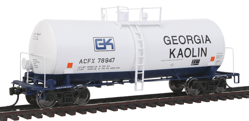 40' UTLX 16,000-Gallon Funnel Flow Tank Car - Ready To Run -- Georgia Kaolin #78947