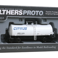 40' UTLX 16,000-Gallon Funnel-Flow Tank Car - Ready to Run -- Cyprus AMMX #14204 (white, blue)