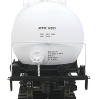 40' UTLX 16,000-Gallon Funnel-Flow Tank Car - Ready to Run -- Cyprus AMMX #14204 (white, blue)