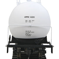 40' UTLX 16,000-Gallon Funnel-Flow Tank Car - Ready to Run -- Cyprus AMMX #14204 (white, blue)