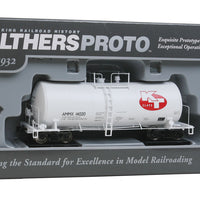 40' UTLX 16,000-Gallon Funnel-Flow Tank Car - Ready to Run -- KT Clays AMMX #14020 (white, red)