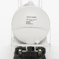 54' 23,000-Gallon Funnel-Flow Tank Car - Ready to Run -- Union Tank Car UTLX #14850 (white, black)