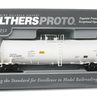 54' 23,000-Gallon Funnel-Flow Tank Car - Ready to Run -- Union Tank Car UTLX #14850 (white, black)