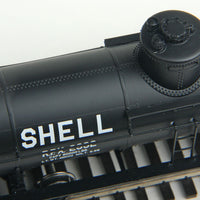 32'6" Type 21 ACF 8,000-Gallon Tank Car - Ready to Run -- Shell RPX #2332 (black, with AB Brakes)