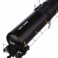55' Trinity 30,145-Gallon Tank Car - Ready to Run -- North American Tank Line NATX #302659 (black, white, yellow marks)