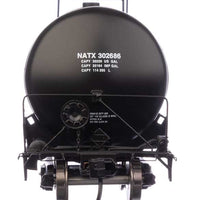 55' Trinity 30,145-Gallon Tank Car - Ready to Run -- North American Tank Line NATX #302686 (black, white, yellow marks)