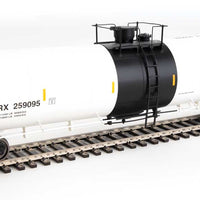 55' Trinity Modified 30,145-Gallon Tank Car - Ready to Run -- PBF Holding Co. DPRX #259095 (white, black; yellow conspicuity marks)