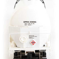 55' Trinity Modified 30,145-Gallon Tank Car - Ready to Run -- PBF Holding Co. DPRX #259095 (white, black; yellow conspicuity marks)