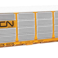 89' Thrall Bi-Level Auto Carrier - Ready To Run -- Canadian National GTW #504128