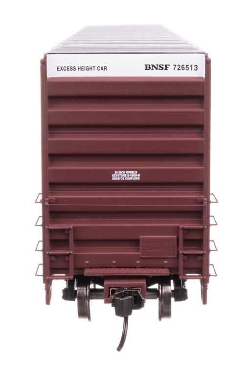 50' Gunderson Hi-Cube Paper Service Boxcar - Ready to Run -- BNSF Railway #726513-4