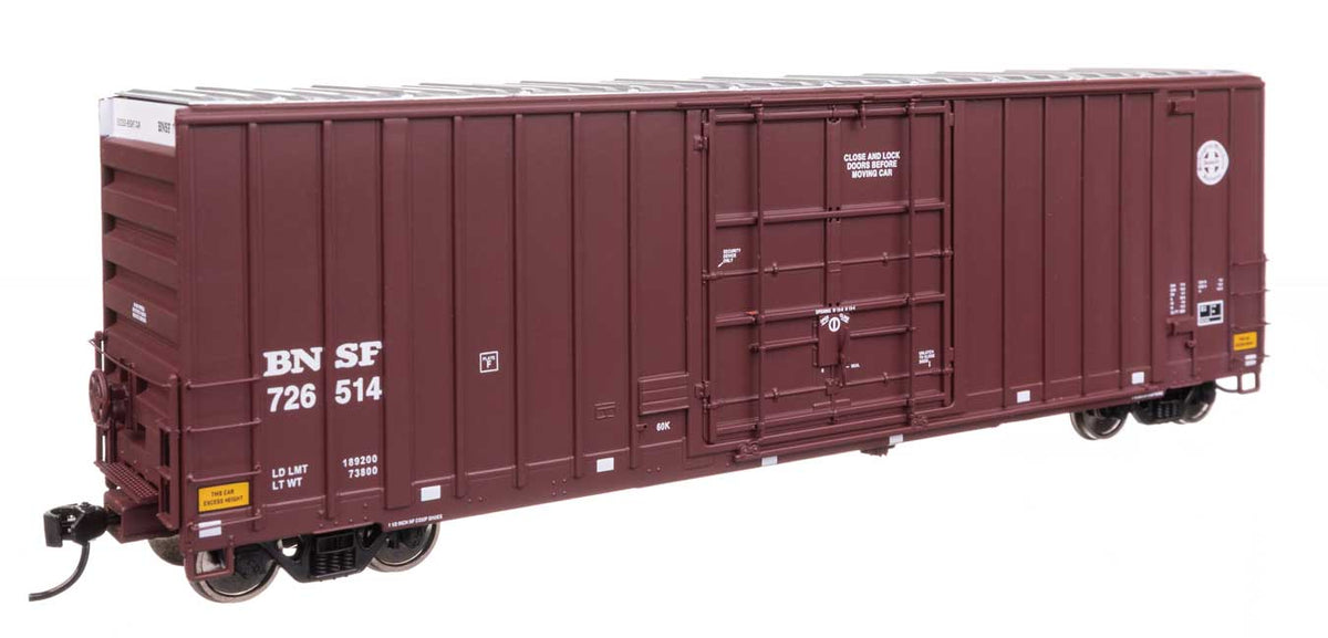 50' Gunderson Hi-Cube Paper Service Boxcar - Ready to Run -- BNSF Railway #726514-1