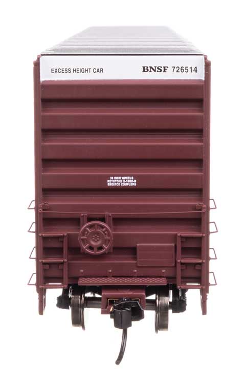 50' Gunderson Hi-Cube Paper Service Boxcar - Ready to Run -- BNSF Railway #726514-3