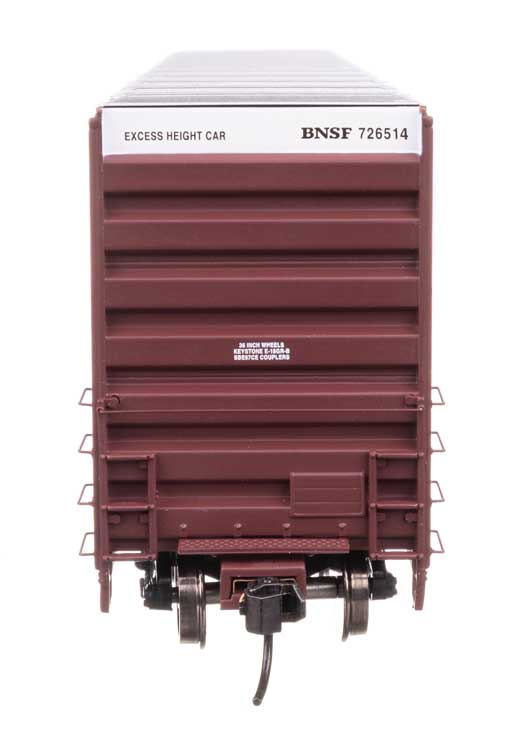 50' Gunderson Hi-Cube Paper Service Boxcar - Ready to Run -- BNSF Railway #726514-4