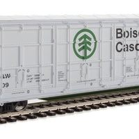 56' Thrall All-Door Boxcar - Ready to Run -- Boise Cascade - Minnesota, Dakota & Western #3009 (white, green, black)