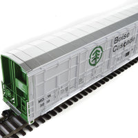 56' Thrall All-Door Boxcar - Ready to Run -- Boise Cascade - Minnesota, Dakota & Western #3050 (white, green, black)