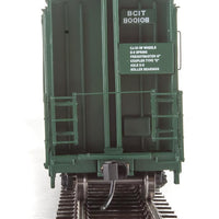 56' Thrall All-Door Boxcar - Ready to Run -- British Columbia BCIT #800108 (green, white, yellow; Dogwood Logo)