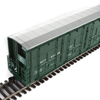 56' Thrall All-Door Boxcar - Ready to Run -- British Columbia BCIT #800108 (green, white, yellow; Dogwood Logo)
