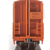 56' Thrall All-Door Boxcar - Ready to Run -- Lignum LUNX #80009 (orange, green, black)