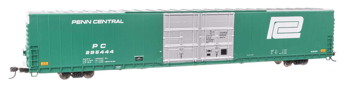 86' Pullman-Standard Double-Door Hi-Cube Boxcar - Ready to Run -- Penn Central #295444-1