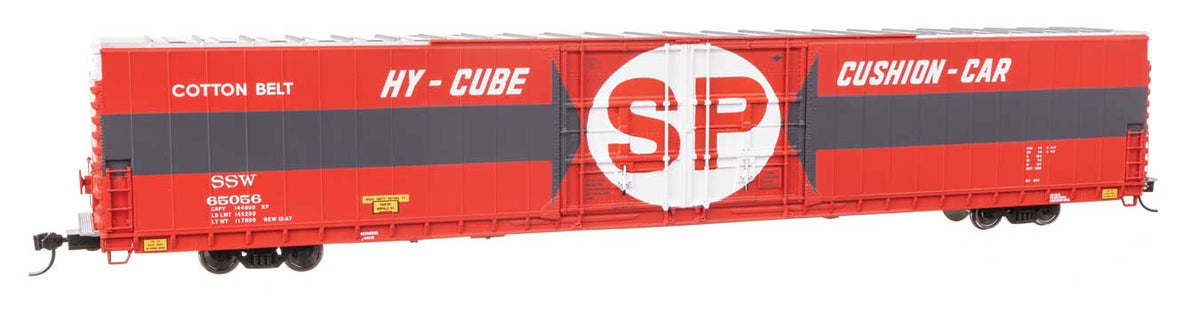 86' Pullman-Standard Double-Door Hi-Cube Boxcar - Ready to Run -- Southern Pacific(TM)/SSW #65056-1