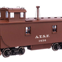 30' ATSF 1300-Series Wood Caboose - Ready to Run -- Santa Fe #1436 (A.T.S.F, 1938-1941 Scheme; Mineral Red, white)
