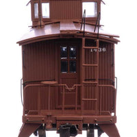30' ATSF 1300-Series Wood Caboose - Ready to Run -- Santa Fe #1436 (A.T.S.F, 1938-1941 Scheme; Mineral Red, white)