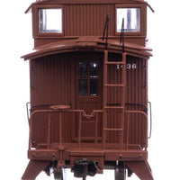 30' ATSF 1300-Series Wood Caboose - Ready to Run -- Santa Fe #1436 (A.T.S.F, 1938-1941 Scheme; Mineral Red, white)