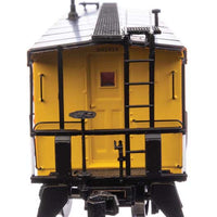 Milwaukee Road Ribside Caboose -- Milwaukee Road #991918 (orange, black, yellow; Oil Stove)