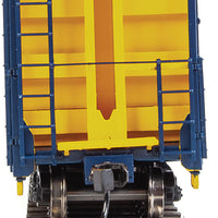 50' CC&F Bulkhead Flatcar - Ready to Run -- Ontario Northland #4548 (blue, yellow)