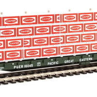 50' CC&F Bulkhead Flatcar - Ready to Run -- Montana Rail Link #61045