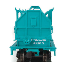 50' Evans Cushion Coil Car - Ready to Run -- New York Central P&LE #42185 (Angled Hoods, Jade Green)