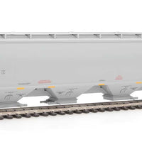 67' Trinity 6351 4-Bay Covered Hopper - Ready to Run -- Cenex Harvest States Cooperative CHSX #580139 (gray, blue CHS Logo)