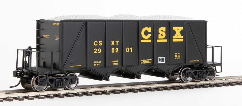 40' Ortner 100-Ton Open Aggregate Hopper - Ready to Run -- CSX #290201-1