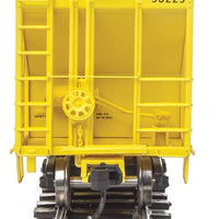 55' Evans 4780 Cubic Foot 3-Bay Covered Hopper - Ready To Run -- Archer-Daniels-Midland UELX #30223 (yellow, blue; Molecule Logo)
