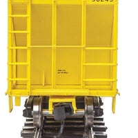55' Evans 4780 Cubic Foot 3-Bay Covered Hopper - Ready To Run -- Archer-Daniels-Midland UELX #30245 (yellow, blue; Molecule Logo)
