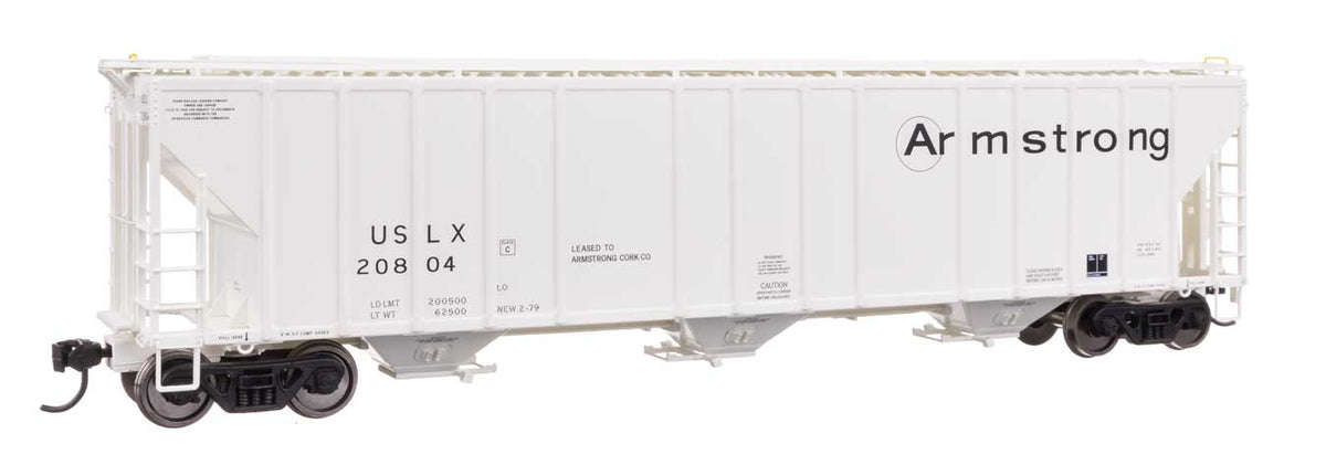 55' Evans 4780 Covered Hopper - Ready To Run -- Armstrong USLX #20804-2