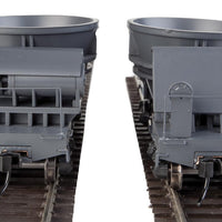 Slag Car pkg(2) -- Gray with Decal Numbers