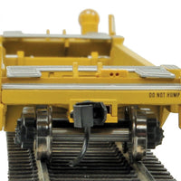 Gunderson Rebuilt All-Purpose 40' Well Car - Ready-To-Run -- TTX DTTX #457574 (yellow, black; maroon Logo, Forward Thinking Slogan)