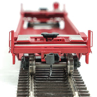 Gunderson As-Built All-Purpose 48' Well Car - Ready to Run -- Burlington Northern & Santa Fe #210006 (Renumbered Ex-BN; red, blue)