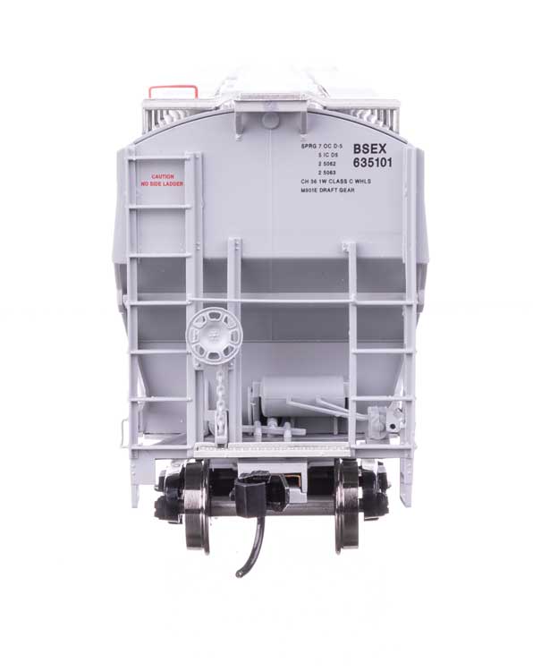 67' Trinity 6351 4-Bay Covered Hopper - Ready to Run -- Badger State Ethanol BSEX #635101-3