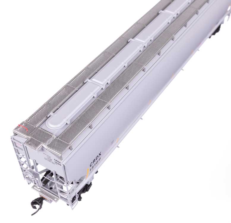 67' Trinity 6351 4-Bay Covered Hopper - Ready to Run -- Chicago Freight Car Leasing Co CRDX #15169-5