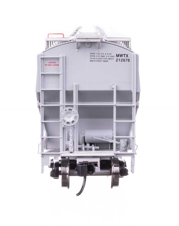 67' Trinity 6351 4-Bay Covered Hopper - Ready to Run -- Midwest DDG Transport MWTX #212676-3