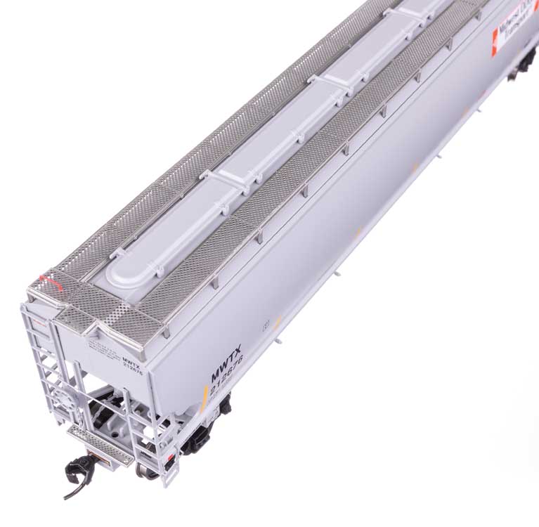 67' Trinity 6351 4-Bay Covered Hopper - Ready to Run -- Midwest DDG Transport MWTX #212676-5