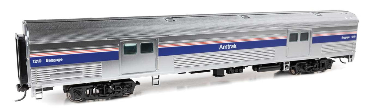 73' Budd Baggage Car - Ready to Run -- Amtrak Phase IV (white lettering) #1219-2