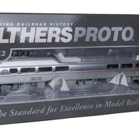 Budd Metroliner Electric Multiple Unit (EMU) Snack Bar Coach - Standard DC -- Pennsylvania Railroad (As-Delivered, Penn Central & Amtrak Patches)