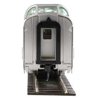 85' Budd Big Dome Bar Lounge Dormitory - Ready to Run -- Santa Fe #60 Business Train (Lighted, Real Metal Finish)