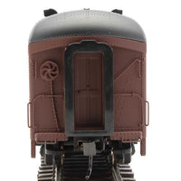 60' Pennsylvania Class B60b Baggage Car w/Standard Doors -- Pennsylvania Railroad #9237 (10/52-2/54 Scheme; Tuscan, black, Messenger Sta