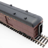 60' Pennsylvania Class B60b Baggage Car w/Standard Doors -- Pennsylvania Railroad #9237 (10/52-2/54 Scheme; Tuscan, black, Messenger Sta
